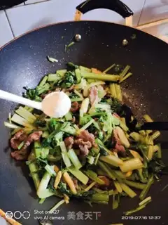 Make Celery beef step 7