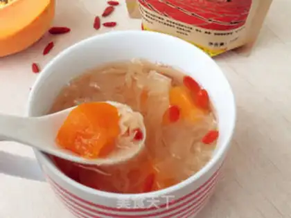 Make The papaya silver spoon step 8