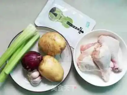 Make Potato chicken leg step 0