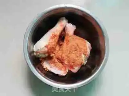 Make Potato chicken leg step 2