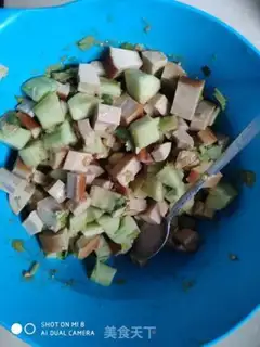 Make Sour chicken with cucumber step 4