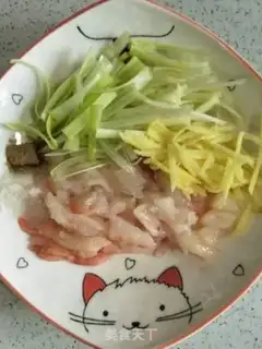 Make Steam shrimp and melon step 2
