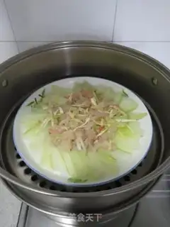Make Steam shrimp and melon step 6