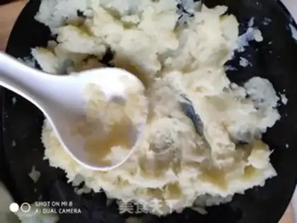 Make Green bean cake step 6