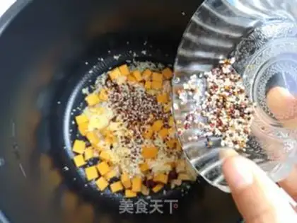 Make quinoa pumpkin porridge step 4
