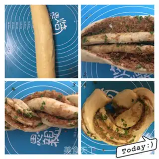 Make Meat onion toast step 5