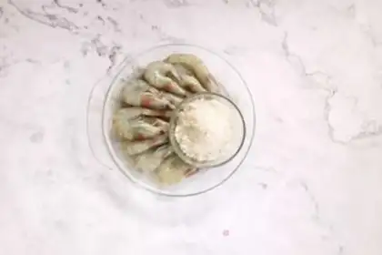 Make Sea salt roasted shrimp step 0