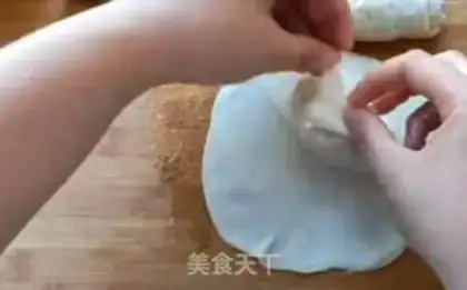 Make Five pink potato rolls step 4