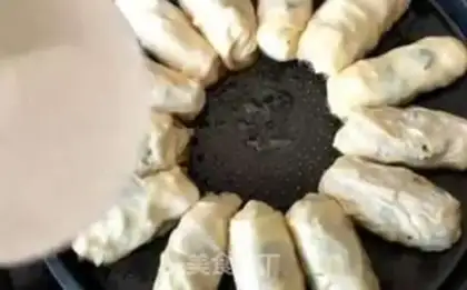Make Five pink potato rolls step 5