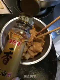 Make Five-flower veggies step 3