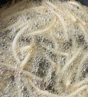 Make Chicken-legged fries step 5