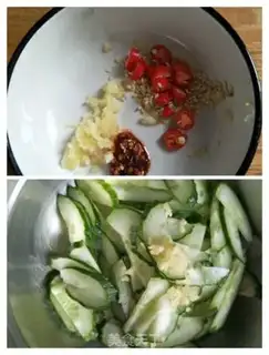 Make Piggy cucumbers step 1