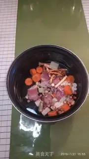 Make The Dragon Bone Mountain drug means peach soup step 1