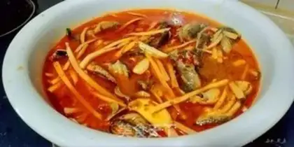 Make Boiled fish chips step 9