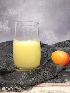 Make Sour cream peach juice step 3