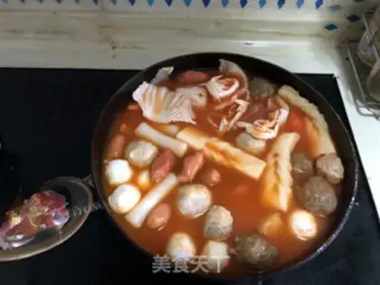 Make Korean Little Hotpot step 2