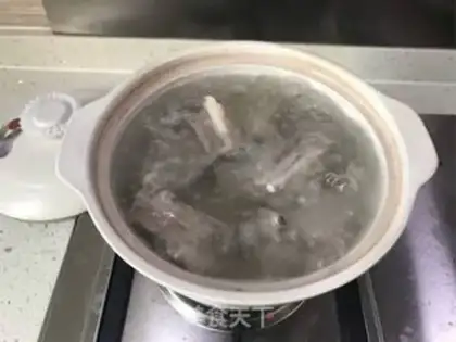 Make Change the lamb chop bone tea step 0