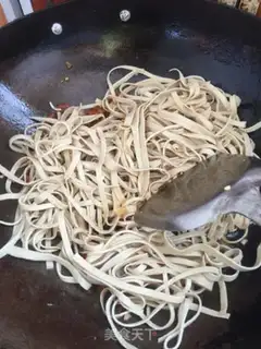 Make Scrambled bean skin step 2