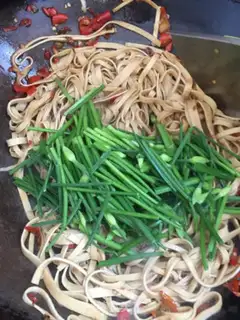 Make Scrambled bean skin step 3