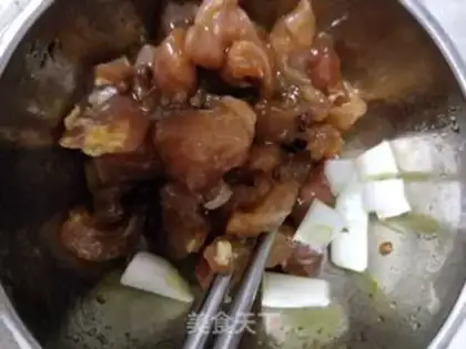 Make Blue meat step 1