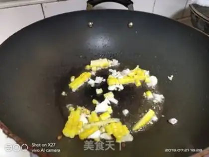 Make Corn-cray shrimp step 2