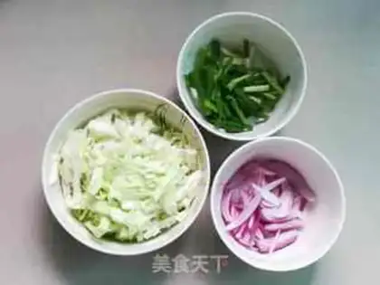 Make Shrimp noodles step 2