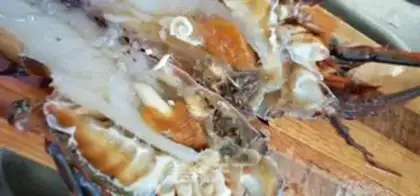 Make Garlic cheese lobster step 3