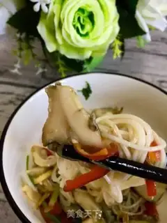 Make Flaming conch noodles step 24