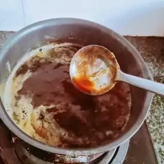 Make Red tea freeze step 2