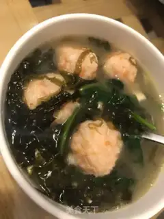 Make Shrimpballs and omelet soup step 13