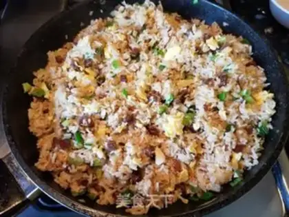 Make X-O SALAMI FRIED RICE step 8
