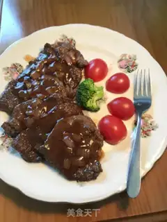 Make Homemade black pepper steak step 6