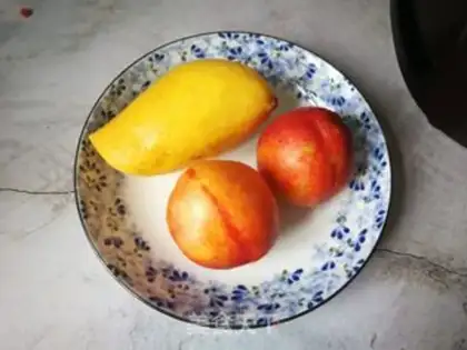 Make Peach mango juice step 0