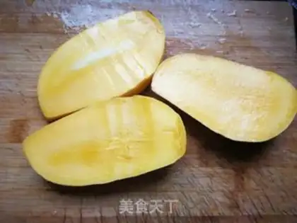 Make Peach mango juice step 1