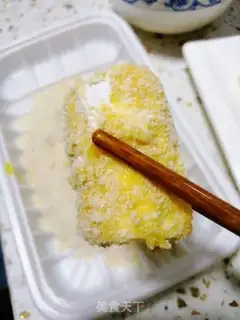Make Fried banana cake step 4