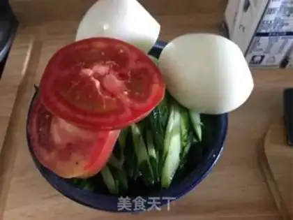 Make Cold noodles step 2