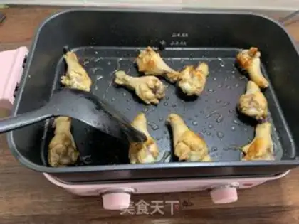 Make Chicken wings and potatoes step 6