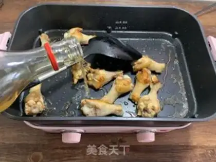Make Chicken wings and potatoes step 7