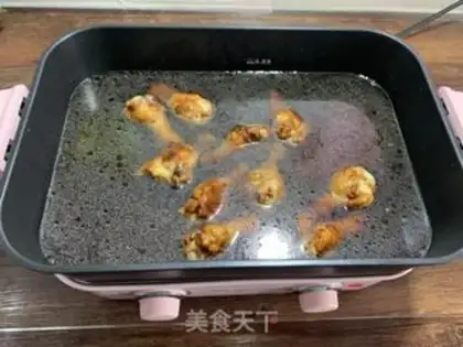 Make Chicken wings and potatoes step 10