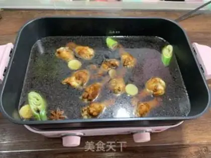 Make Chicken wings and potatoes step 11