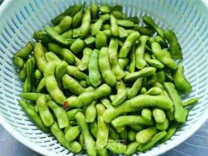 Make Salted beans step 1