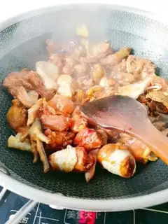 Make Yellow chicken step 7