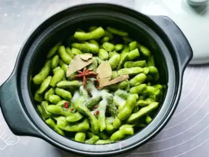 Make Salted beans step 2