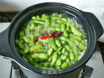 Make Salted beans step 4