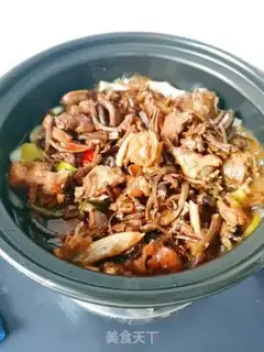 Make Yellow chicken step 15