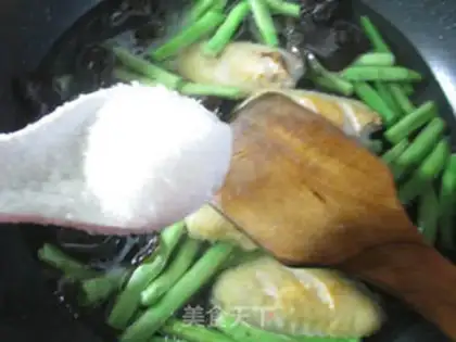 Make Blackwood and bean are burning on the wings step 7