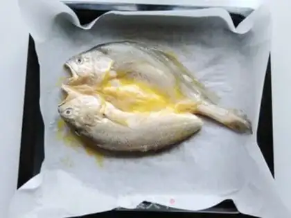 Make The souffled yellow fish step 5