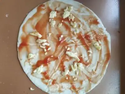 Make Hand-held pizza step 1