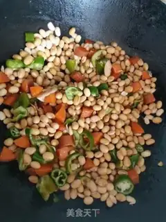 Make Three-coloured beans step 9