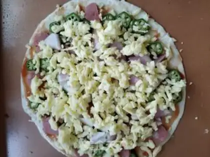 Make Hand-held pizza step 3